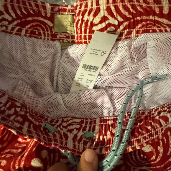 Jcrew men’s swim trunks nwt large - Picture 2 of 4